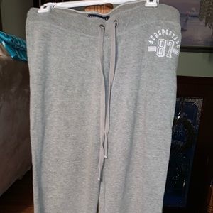 Aeropostale Grey Jogger Sweatpants